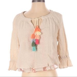 Trafaluc by Zara Long Sleeve Blouse
